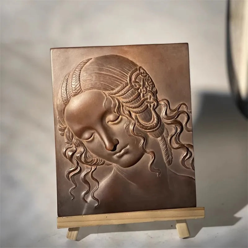 Renaissance Relief Sculpture Classical Art Reproduction for Home Vintage Desktop Collectible Decor Room Accent Elegant Art Gift