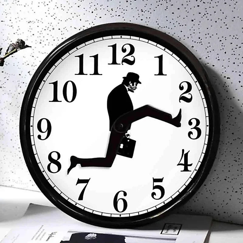 Ministry of Silly Walks Modern Wall Clock Home Decor 3D Creative Art Silent Clocks For Living Room Decoration With Free Shipping