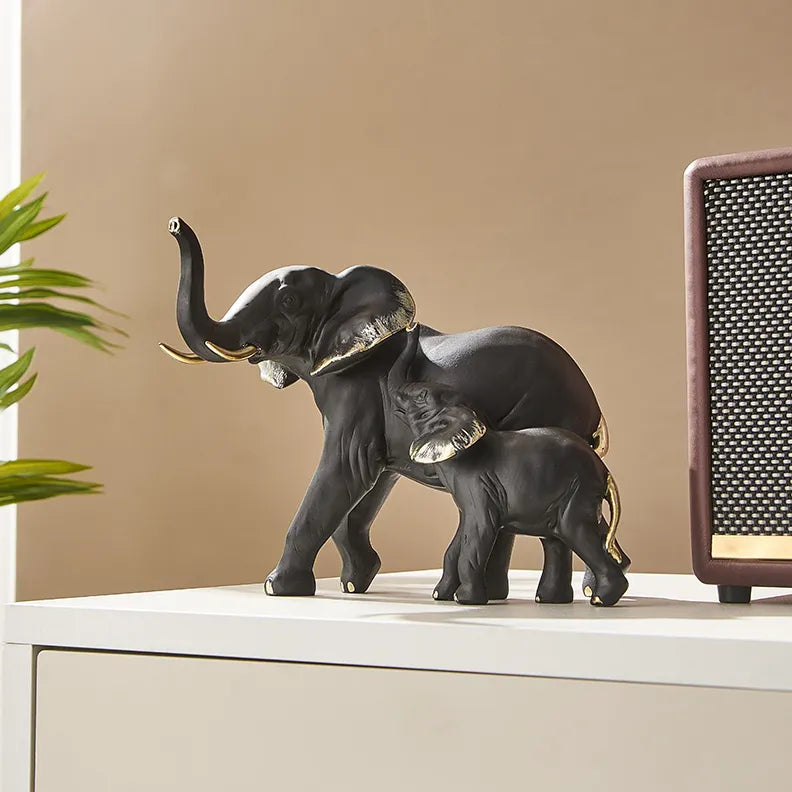 Modern Style Decor Elephant Ornaments Desk Accessories Decorative Figurines Living Room Decoration Accessories Home Decor Gift
