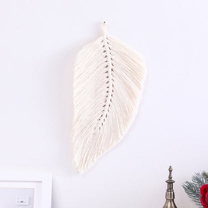 INS handgemachte Quasten Makramee Blätter Tapisserie nordischen Stil Tapisserie Wandbehang Spielzeug Kinderzimmer Dekor Home Kindergarten Boho Dekor 