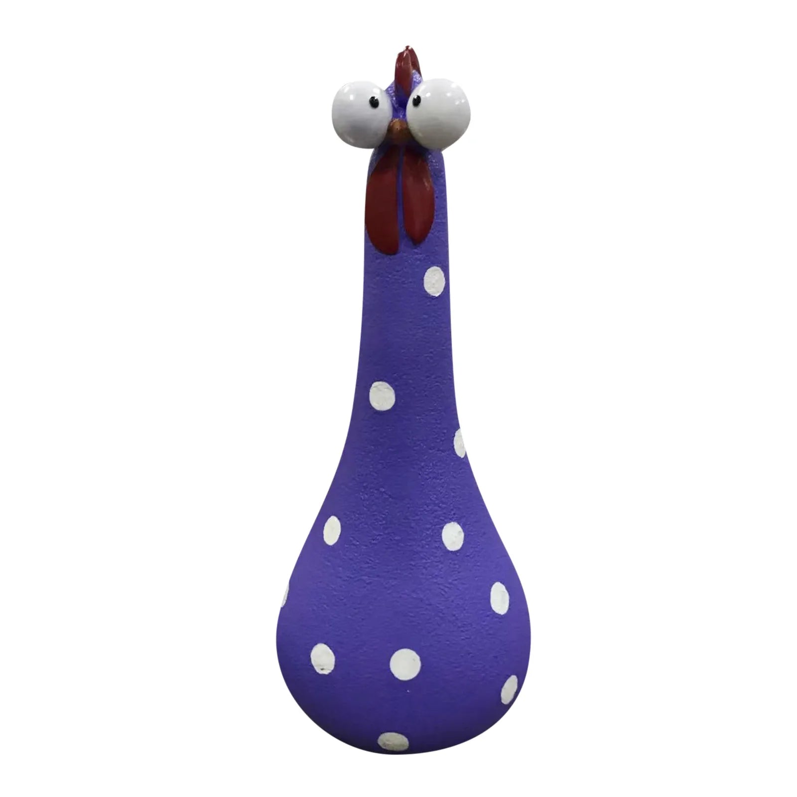 MOONBIFFY Resin Long Neck Chicken Ornaments For Garden Courtyard.