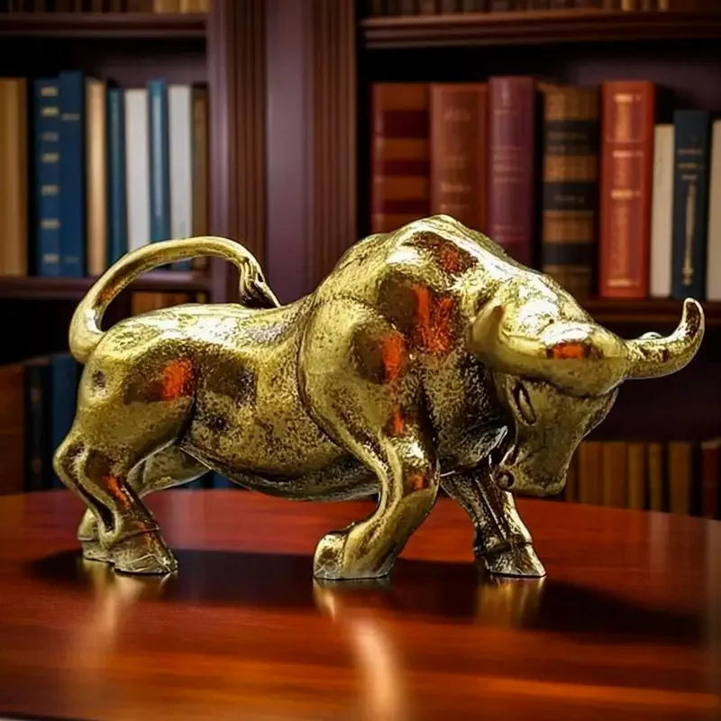 Vintage-Style 3D Bullfighting Miniature Metal Sculpture - Perfect for Home & Office Decor, Keychain Charm, or Collectible Gift