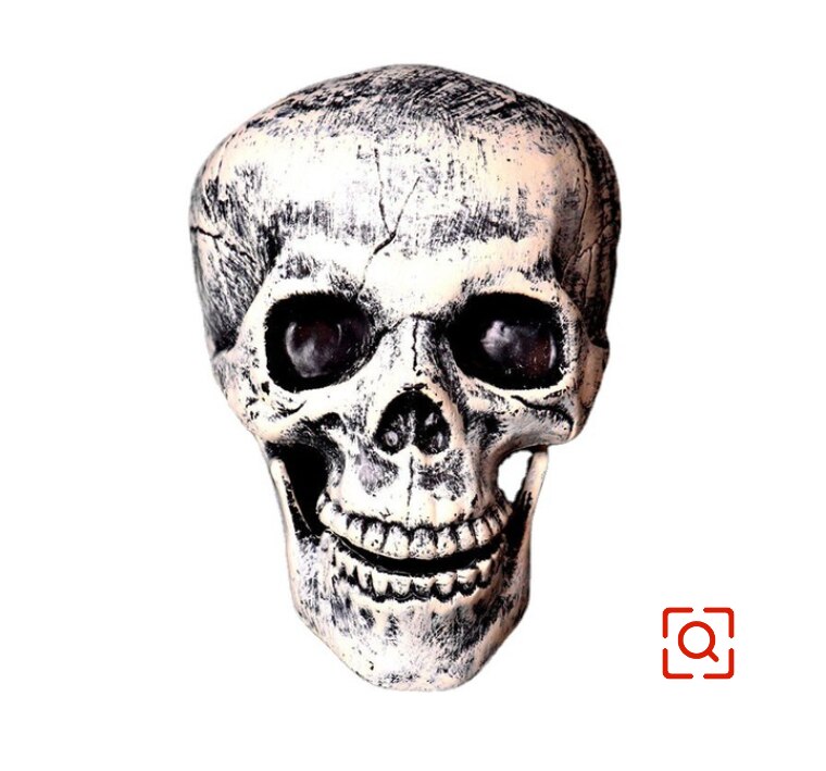 Halloween skeleton skull simulation skeleton hand bone garden lawn decoration haunted house horror Halloween Home Decoration2023