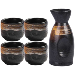 Sake Set Japanese Cups Bottle Pot Teacups Tea Ceramic Porcelain Cup Style Glasses Rice Jar Shot Hot Saki Pottery Accessories acacuss