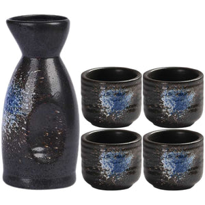 Sake Set Japanese Cups Bottle Pot Teacups Tea Ceramic Porcelain Cup Style Glasses Rice Jar Shot Hot Saki Pottery Accessories acacuss