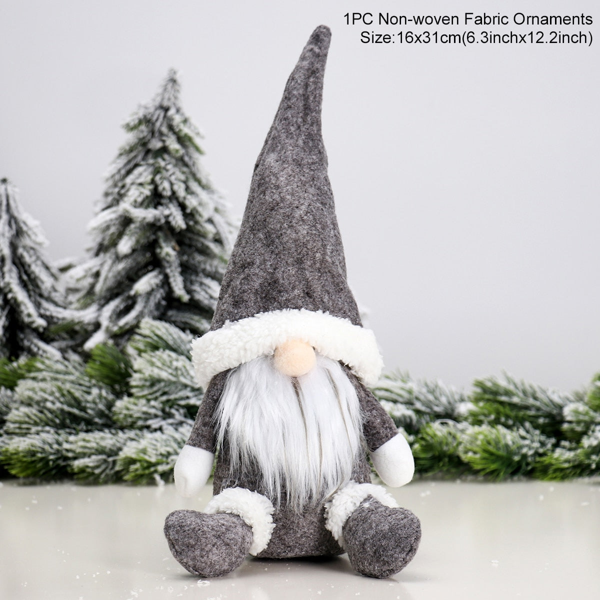 Santa Claus Christmas Ornaments Tree Decor Elk Snowman Plush Christmas Doll Decorations For Home 2023 Navidad Pendant Gift Kids acacuss