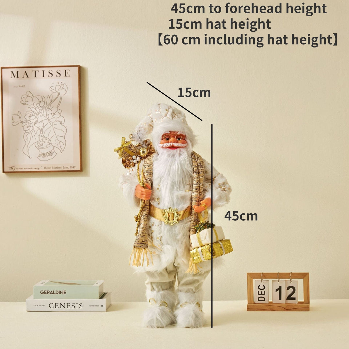 Santa Claus Christmas Ornaments Tree Decor Elk Snowman Plush Christmas Doll Decorations For Home 2023 Navidad Pendant Gift Kids acacuss