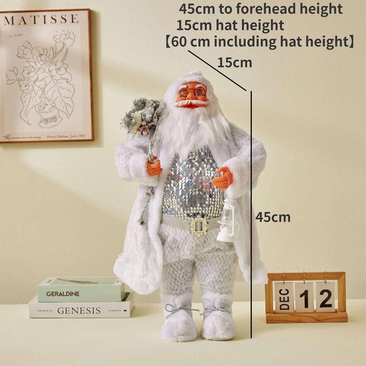 Santa Claus Christmas Ornaments Tree Decor Elk Snowman Plush Christmas Doll Decorations For Home 2023 Navidad Pendant Gift Kids acacuss