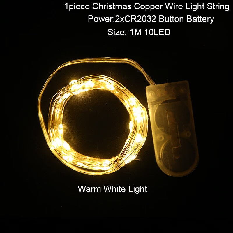 Santa Snowman Christmas Diamond LED Wind Lantern Ornament Christmas Decoration for Home 2023 Navidad Noel New Year 2024 Kid Gift acacuss