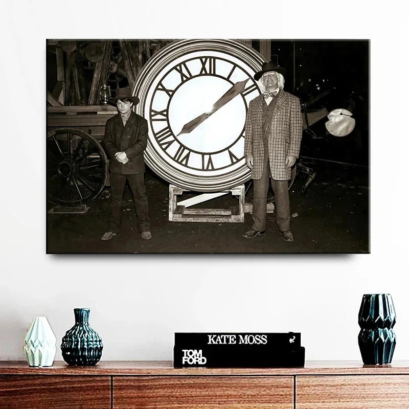 Classic Movie Back to the Future Retro HD Posters Canvas Painting And Print Wall Art For Living Room Home Decor Frameless Gifts