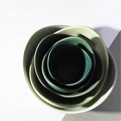 Nordic Stil Neuheit Dekor Lotus Blume Schalen Wohnkultur Keramik Handwerk Küche Zubehör Innen Tisch Lagerung Schalen Geschenk 