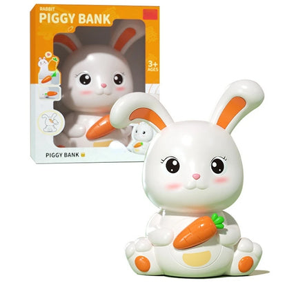 New Year's Cute Bunny piggy bank Cartoon creative fall-proof large-capacity piggy bank Birthday gift for boys and girls