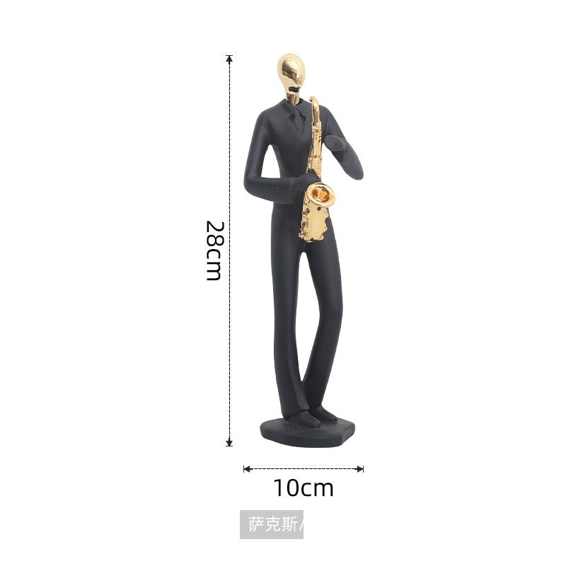 Scandinavian minimalist abstract music dance sculpture figure ornament home decoration TV cabinet wine cabinet abstract ornament acacuss