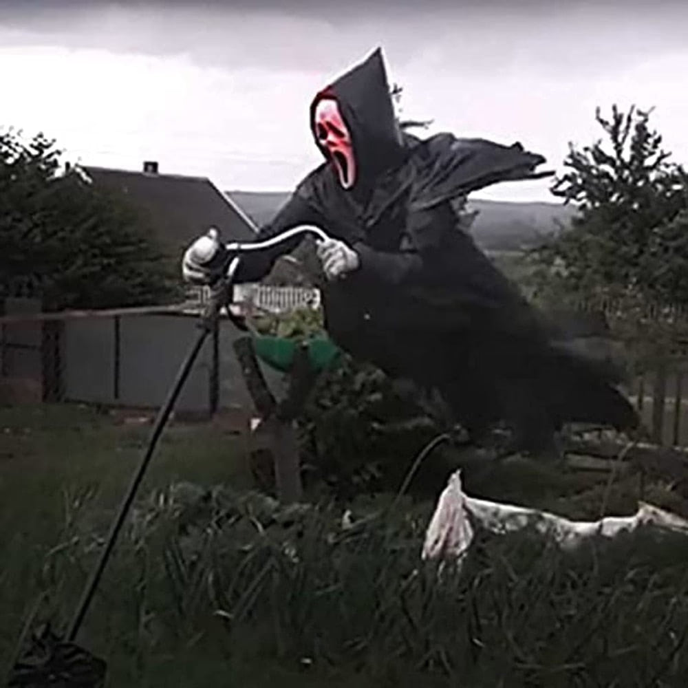 2023 New Scream ScareCrow Creative Terror Halloween Outdoor Decoration Ghostface Scarecrow Hanging Scary Scream Ghost Ghostface acacuss