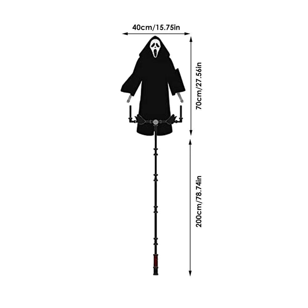 2023 New Scream ScareCrow Creative Terror Halloween Outdoor Decoration Ghostface Scarecrow Hanging Scary Scream Ghost Ghostface acacuss