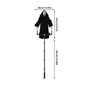 2023 New Scream ScareCrow Creative Terror Halloween Outdoor Decoration Ghostface Scarecrow Hanging Scary Scream Ghost Ghostface acacuss