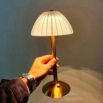 Table Lamp LED Touch Sensor Desktop Night Light Rechargeable Wireless Reading Lamp for Restaurant Hotel Bar Bedroom Decor Light