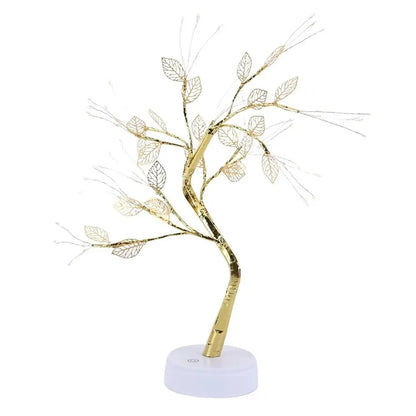 Tree LED Light USB Table Lamp Adjustable Touch Switch DIY Artificial Xmas Tree Fairy Night Light Home Christmas Decoration 1PC