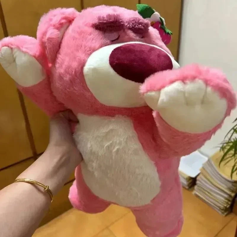 Disney Toy Story Lotso Cute Bear Strawberry Sofa Plush Pillow Stuffed   acacuss
