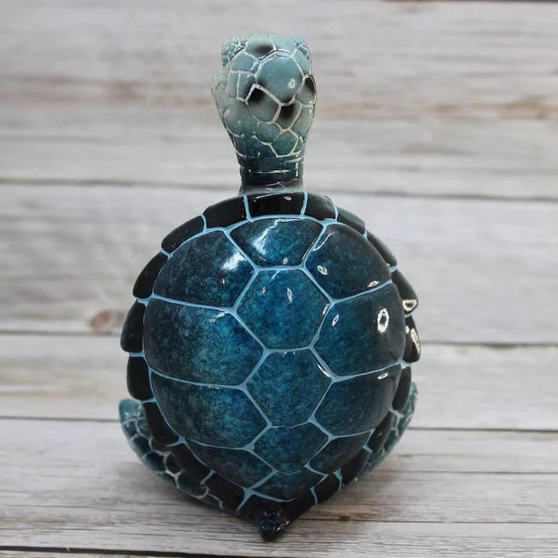 Sea Turtle Figurine Peacefulness Meditating Sea Turtle Statue Decorations for Buddha Zen Yoga Frog Garden Statue Ornament For acacuss
