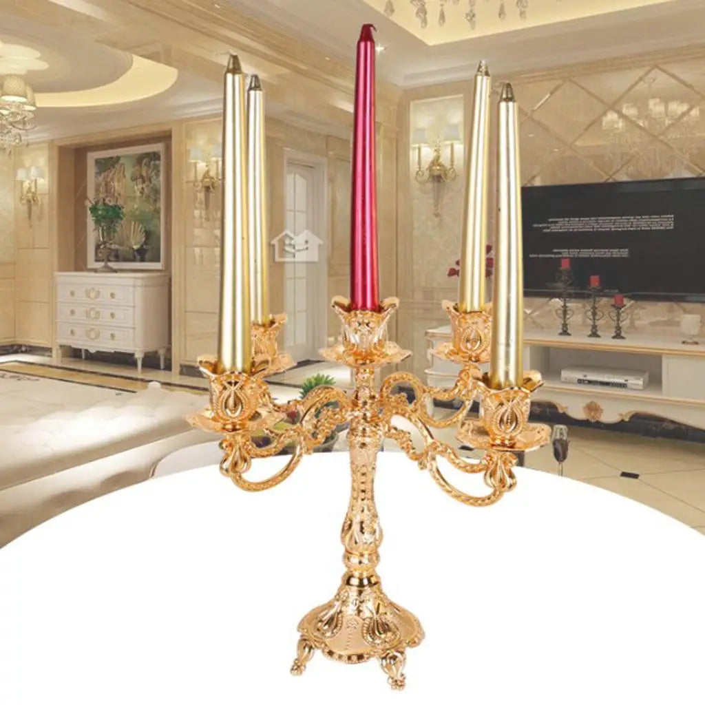 1/3/s Vintage Desktop Candle Holder Candlestick Candelabra Accessories Home Table Dining Decoratons