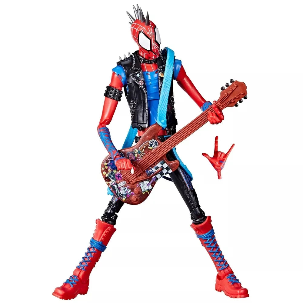 ブートレガーズロックアートアーカイブスHUMAN BE-IN フリーホイーラーズ Hasbro SPIDER PUNK Spider Man Across the Spider Verse Action