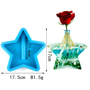 Silicone Mold for Marble Cement Vase Diy Hydroponic Vase Silicone Mold Tube Flower Breeding Vase Mold Living Room Decoration acacuss