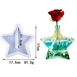 Silicone Mold for Marble Cement Vase Diy Hydroponic Vase Silicone Mold Tube Flower Breeding Vase Mold Living Room Decoration acacuss
