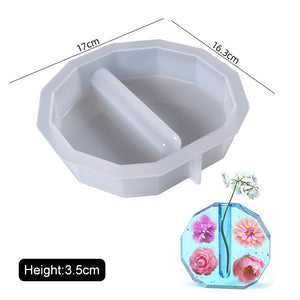 Silicone Mold for Marble Cement Vase Diy Hydroponic Vase Silicone Mold Tube Flower Breeding Vase Mold Living Room Decoration acacuss