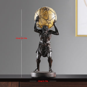 Simulated European Greek mythological figures, creative decorations, living room, porch decoration, resin crafts, Atesla acacuss