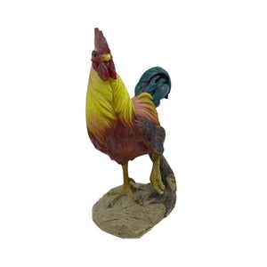 Simulation Rooster Hen Figurines Garden Ornaments Multipose Creative Art Courtyard Chicken Statue Crafts Large Home Decoration acacuss