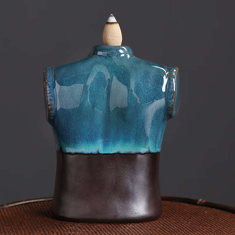 Skull Incense Burner Waterfall - acacuss
