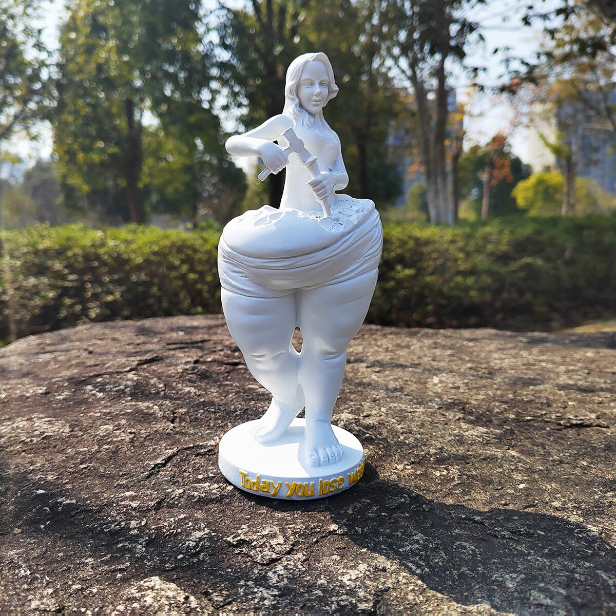 Slimming Girl Statue Creative Home Decor Resin Figurines Living Room Yoga Room Decoration Modern Home Decoration Accessories acacuss