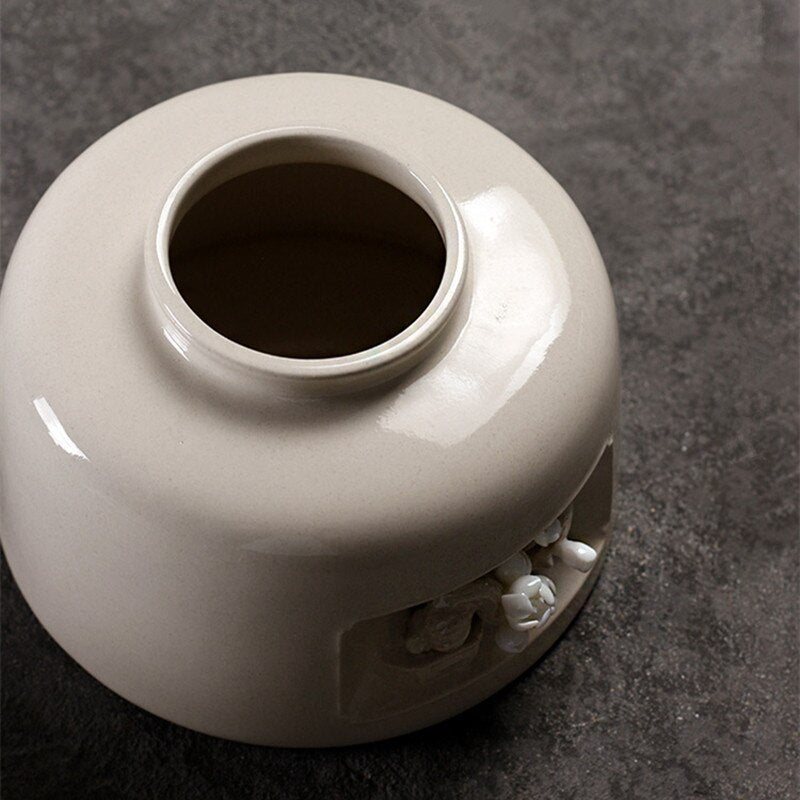 Small Pet Memories Funeral Urn Cremation Urn for Pet Ashes Hand Made in Ceramics acacuss