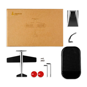 Solar Powered Rotating Airplane Model Car Decoration Creative Gift Box Home Decoration Living Room Decoration and Ornaments acacuss