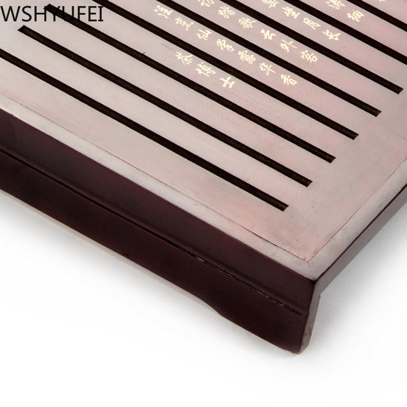 Solid Wood Tea Tray Storage Water Drainage Dual Use Tea set Tea Set Chinese Tea Room Ceremony Tools acacuss