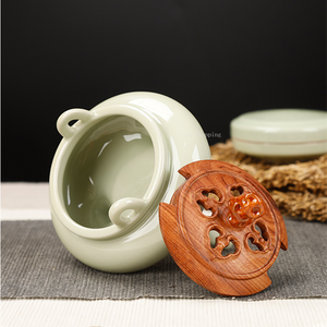 Song Style Elegant Incense Ceramic Set DIY Household Indoor Incense Seal Air Incense Burner Incense Spoon Incense Supplies acacuss
