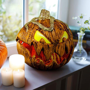 2023 New for Spirit Halloween Gourdo Animatronic,Halloween Rise and Fall Makes a Terrifying Sound Pumpkin Head,Halloween Decor acacuss