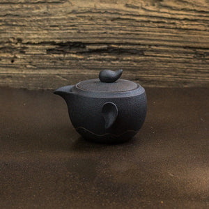 Stoneware Side Grip Pot Kung Fu Tea Set New Chinese Antique Teapot - acacuss