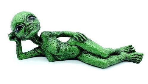 Strange Alien Holding Dwarf Jurassic Garden Elf Decoration Figurines Pieces Creative Art Design Courtyard Decor Garden Statues acacuss