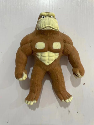 Stretch Gorilla Figure Sculpture Twisting Pulling Bending Anti-Anxiety Pinch Relieve Stress Toy Funny Kids Toy Knead Sand Toy acacuss