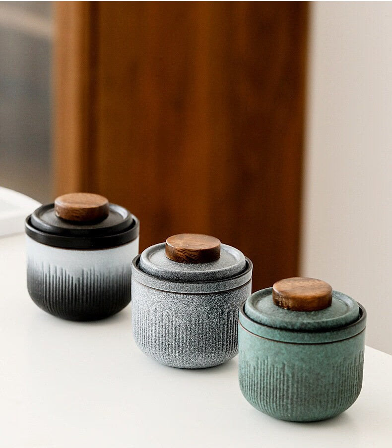 TEA SET | Gaiwan| Ideal Travel Gift | Modern Tea Jars | Tea Ceremony  Car Travel Kungfu Tea Set With 1 Pot And 1 Cup - acacuss