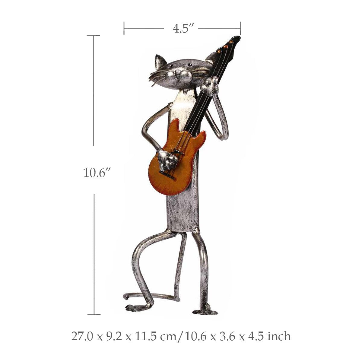 TOOARTS Metal Figurines Miniatures Garden Statues Sculptures Home Decoration Handicrafts Saxophone Furnishing Articles Gifts acacuss