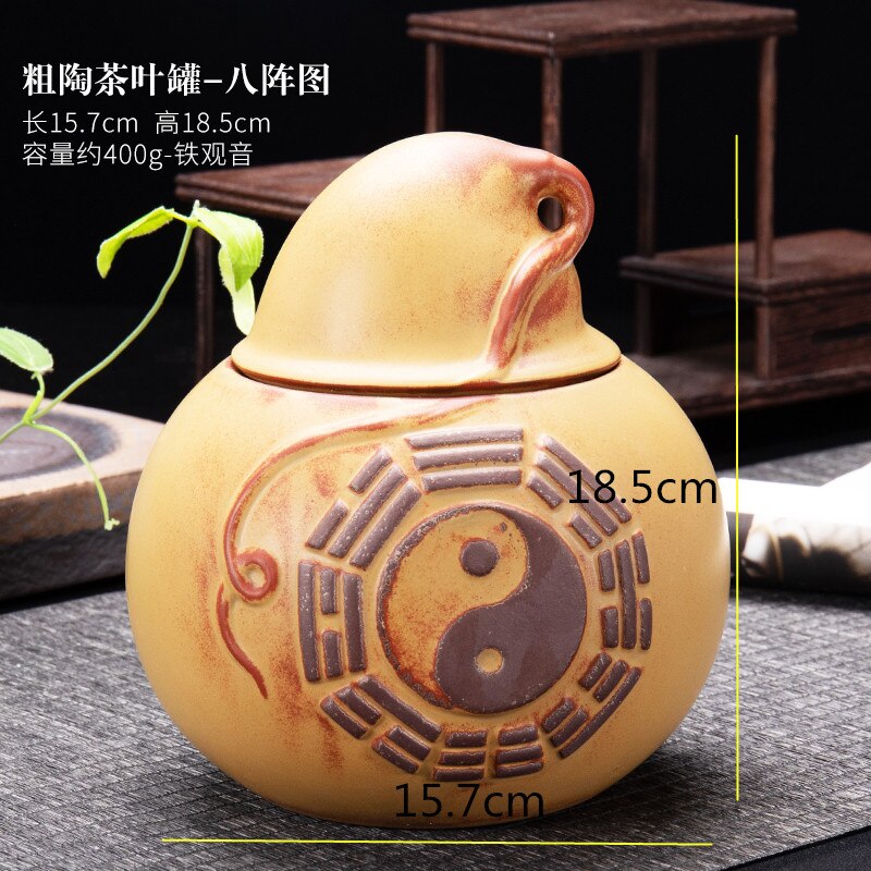 Tea Caddy Ceramic Jar Moisture-proof Sealed Tank Tea Box Candy Jar Storage Tank Tea Container Home Decorative Jars Tea Organizer acacuss