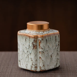 Tea Caddy Ceramic Jar Sealed Jar Moisture-proof Storage Tank Tea Box Tea Organizer Sugar Bowl Food Container Decorative Jars acacuss