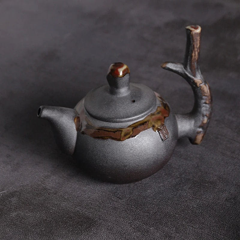 ACACUSS Tea-Ceramic Teapot Stump HANDMADE Chinese Tea Pot 240ml - Ceramic teapots tea kettle stump traditional chinese tea pot - ACACUSS