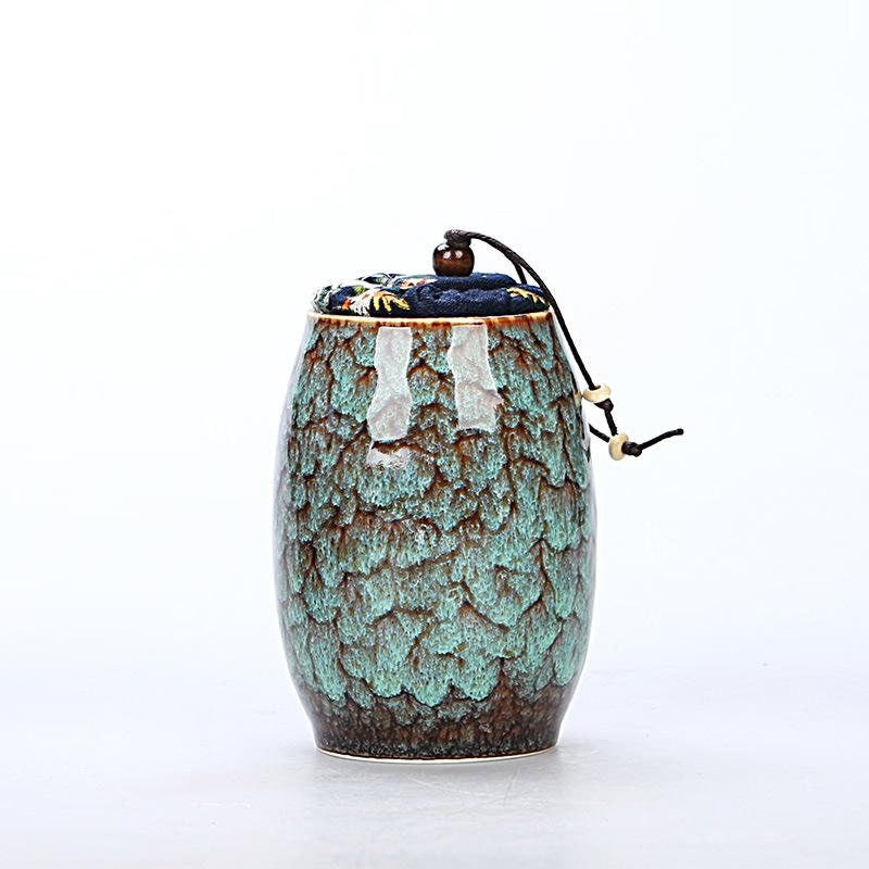 Ceramic Tea Container  |  Cans Canister |  Candy Can | Tea Ceremony Accessories 500 ML - ACACUSS