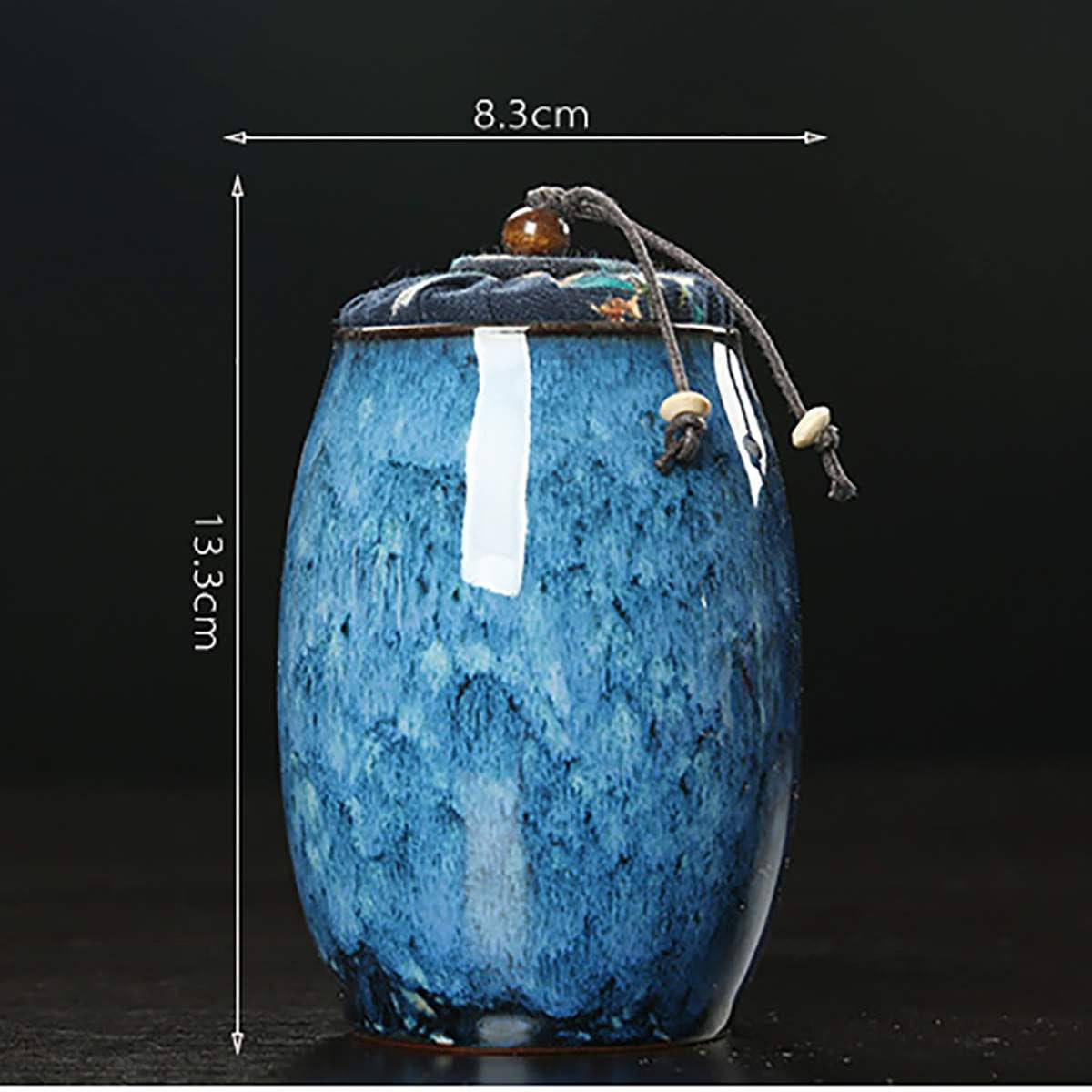 Ceramic Tea Container  |  Cans Canister |  Candy Can | Tea Ceremony Accessories 500 ML - ACACUSS