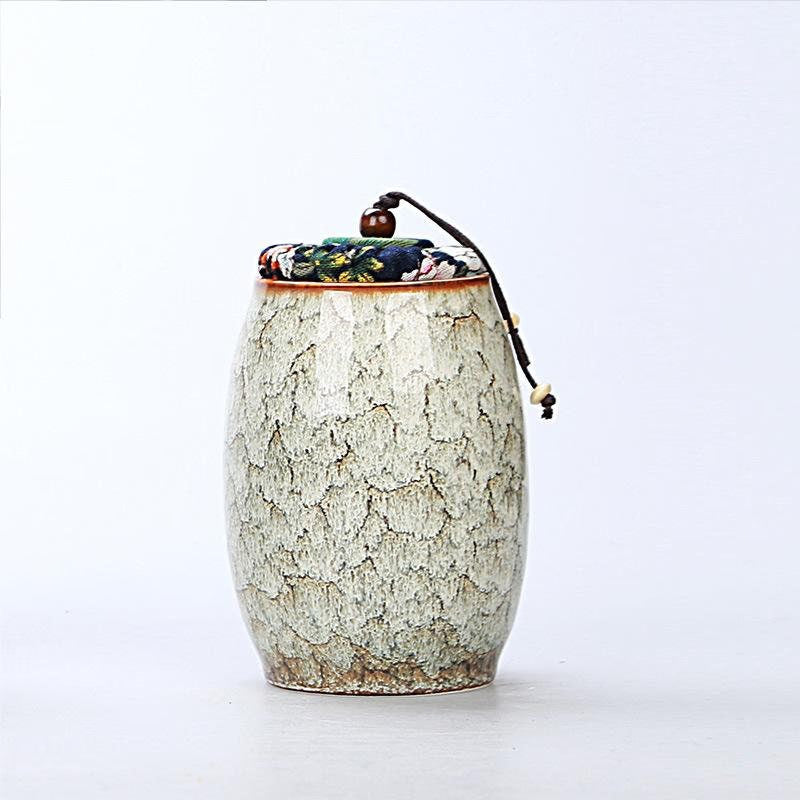 Ceramic Tea Container  |  Cans Canister |  Candy Can | Tea Ceremony Accessories 500 ML - ACACUSS