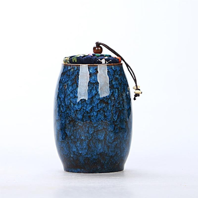 Ceramic Tea Container  |  Cans Canister |  Candy Can | Tea Ceremony Accessories 500 ML - ACACUSS